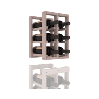 Elementcollection 2 Column Standard Wood Wine Rack Extender Greywash Stained