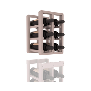 Elementcollection 2 Column Standard Wood Wine Rack Extender Greywash Stained