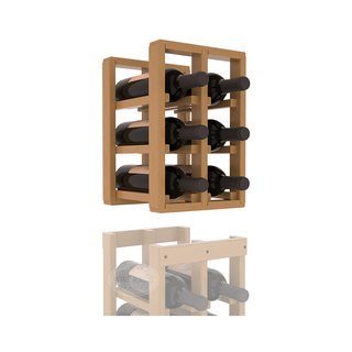 Elementcollection 2 Column Standard Wood Wine Rack Extender Oak Stained