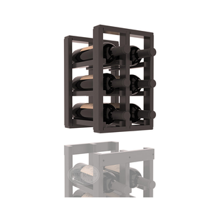 Elementcollection 2 Column Standard Wood Wine Rack Extender Black Stained