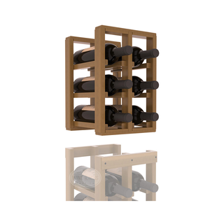 Elementcollection 2 Column Standard Wood Wine Rack Extender Oak Stained