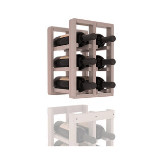 Elementcollection 2 Column Standard Wood Wine Rack Extender Greywash Stained