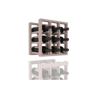 Elementcollection 3 Column Standard Wood Wine Rack Extender Greywash Stained