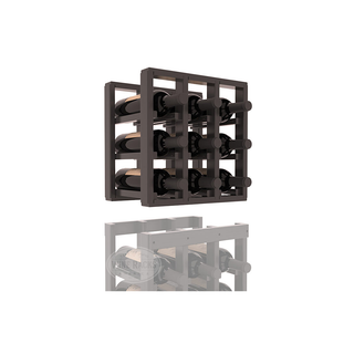 Elementcollection 3 Column Standard Wood Wine Rack Extender Black Stained