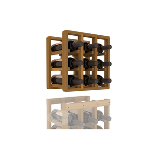 Elementcollection 3 Column Standard Wood Wine Rack Extender Oak Stained