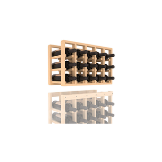 Elementcollection 5 Column Standard Wood Wine Rack Extender Unstained Element Collection