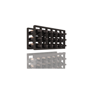 Elementcollection 6 Column Standard Wood Wine Rack Extender Black Stained