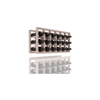 Elementcollection 6 Column Standard Wood Wine Rack Extender Greywash Stained