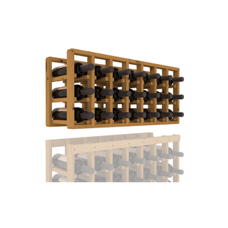 Elementcollection 7 Column Standard Wood Wine Rack Extender Oak Stained