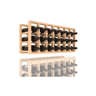 Elementcollection 7 Column Standard Wood Wine Rack Extender Unstained Element Collection