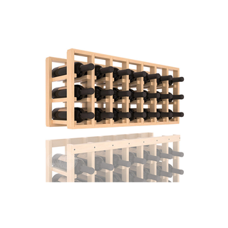Elementcollection 7 Column Standard Wood Wine Rack Extender Unstained