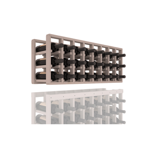 Elementcollection 8 Column Standard Wood Wine Rack Extender Greywash Stained