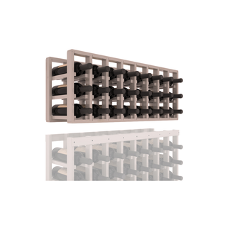 Elementcollection 8 Column Standard Wood Wine Rack Extender Greywash Stained