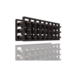 Elementcollection 8 Column Standard Wood Wine Rack Extender Black Stained