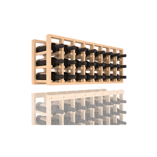 Elementcollection 8 Column Standard Wood Wine Rack Extender Unstained