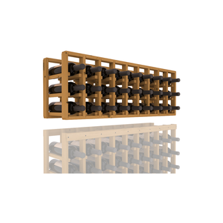 Elementcollection 9 Column Standard Wood Wine Rack Extender Oak Stained