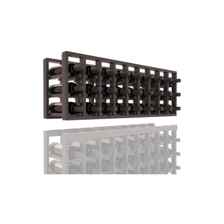 Elementcollection 9 Column Standard Wood Wine Rack Extender Black Stained