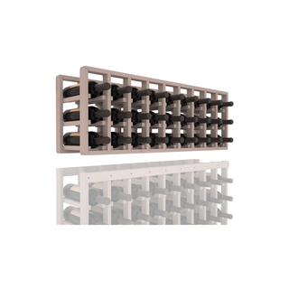 Elementcollection 9 Column Standard Wood Wine Rack Extender Greywash Stained