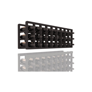 Elementcollection 9 Column Standard Wood Wine Rack Extender Black Stained