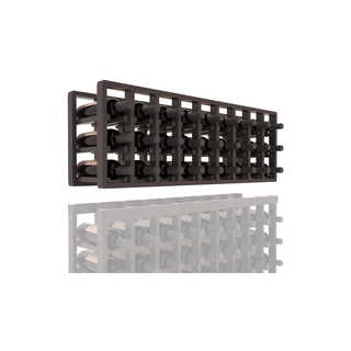 Elementcollection 9 Column Standard Wood Wine Rack Extender Black Stained