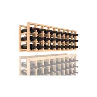 Elementcollection 9 Column Standard Wood Wine Rack Extender Unstained Element Collection