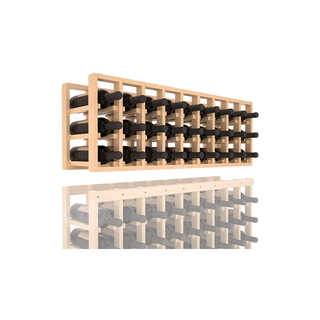 Elementcollection 9 Column Standard Wood Wine Rack Extender Unstained