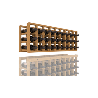 Elementcollection 9 Column Standard Wood Wine Rack Extender Oak Stained