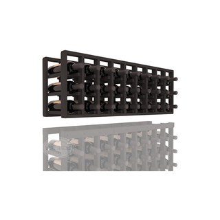 Elementcollection 9 Column Standard Wood Wine Rack Extender Black Stained