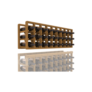 Elementcollection 9 Column Standard Wood Wine Rack Extender Oak Stained