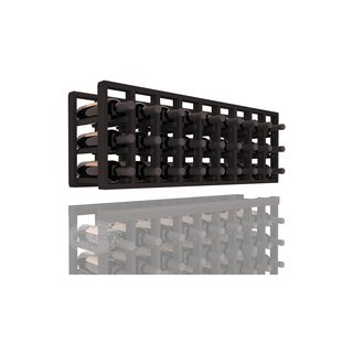 Elementcollection 9 Column Standard Wood Wine Rack Extender Black Stained