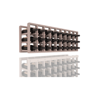 Elementcollection 9 Column Standard Wood Wine Rack Extender Greywash Stained