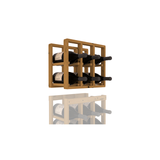 Elementcollection 3 Column Magnum Wood Wine Rack Extender Oak Stained