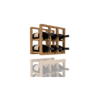 Elementcollection 3 Column Magnum Wood Wine Rack Extender Oak Stained