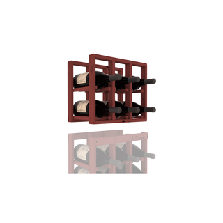 Elementcollection 3 Column Magnum Wood Wine Rack Extender Cherry Stained