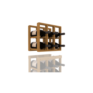 Elementcollection 3 Column Magnum Wood Wine Rack Extender Oak Stained