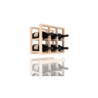 Elementcollection 3 Column Magnum Wood Wine Rack Extender Unstained Element Collection