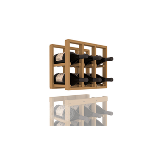 Elementcollection 3 Column Magnum Wood Wine Rack Extender Oak Stained