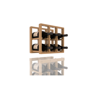 Elementcollection 3 Column Magnum Wood Wine Rack Extender Oak Stained