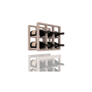 Elementcollection 3 Column Magnum Wood Wine Rack Extender Greywash Stained