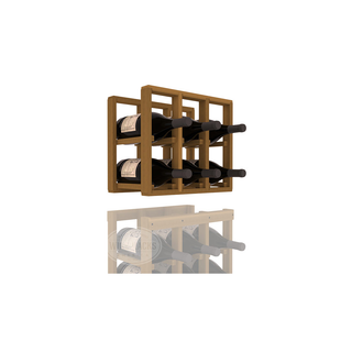 Elementcollection 3 Column Magnum Wood Wine Rack Extender Oak Stained