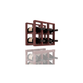 Elementcollection 3 Column Magnum Wood Wine Rack Extender Cherry Stained