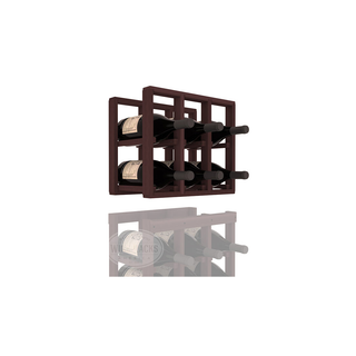 Elementcollection 3 Column Magnum Wood Wine Rack Extender Walnut Stained
