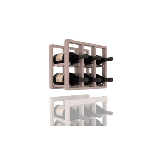 Elementcollection 3 Column Magnum Wood Wine Rack Extender Greywash Stained