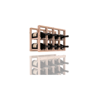 Elementcollection 4 Column Magnum Wood Wine Rack Extender Unstained