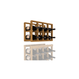 Elementcollection 4 Column Magnum Wood Wine Rack Extender Oak Stained