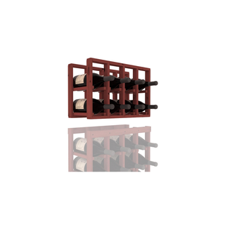 Elementcollection 4 Column Magnum Wood Wine Rack Extender Cherry Stained