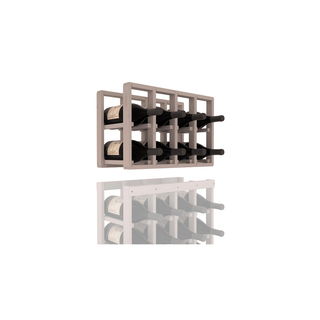 Elementcollection 4 Column Magnum Wood Wine Rack Extender Greywash Stained