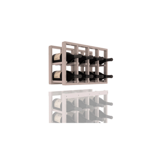 Elementcollection 4 Column Magnum Wood Wine Rack Extender Greywash Stained