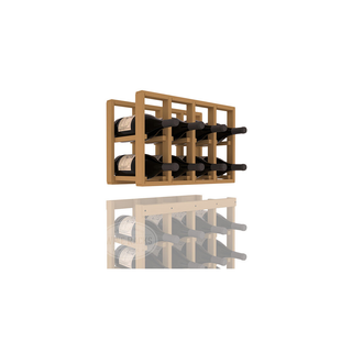 Elementcollection 4 Column Magnum Wood Wine Rack Extender Oak Stained