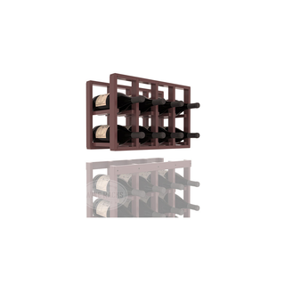 Elementcollection 4 Column Magnum Wood Wine Rack Extender Walnut Stained
